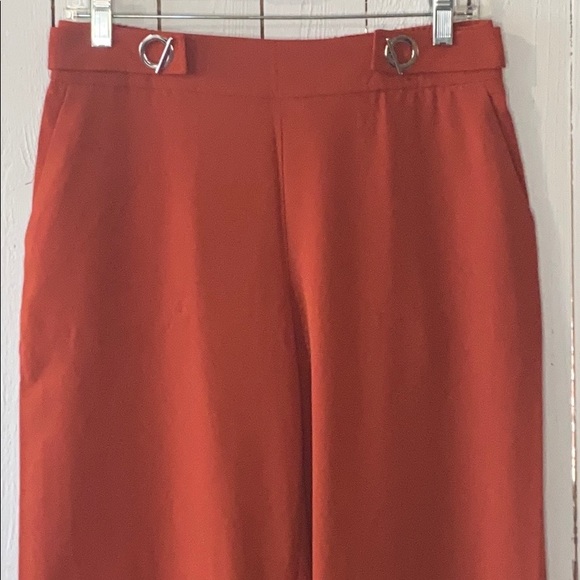 Petite Solid Grommet Waist Pants - Picture 5 of 13